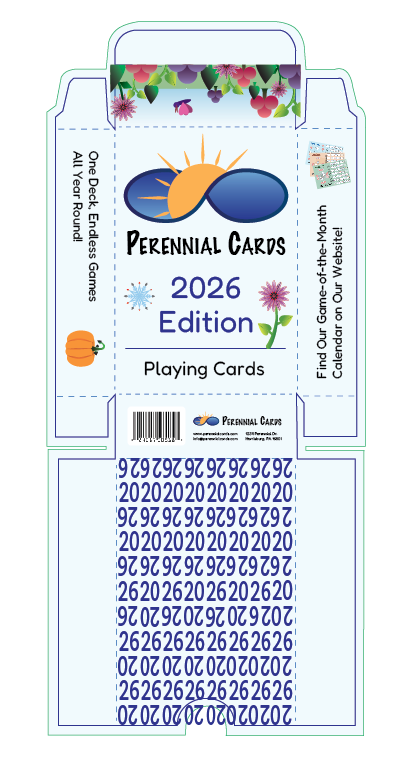 Playing card back pattern design