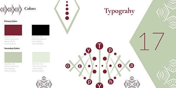 Typography and color palette page placeholder