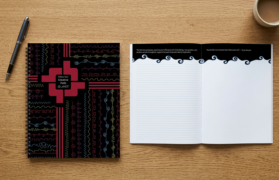Notebook mockup