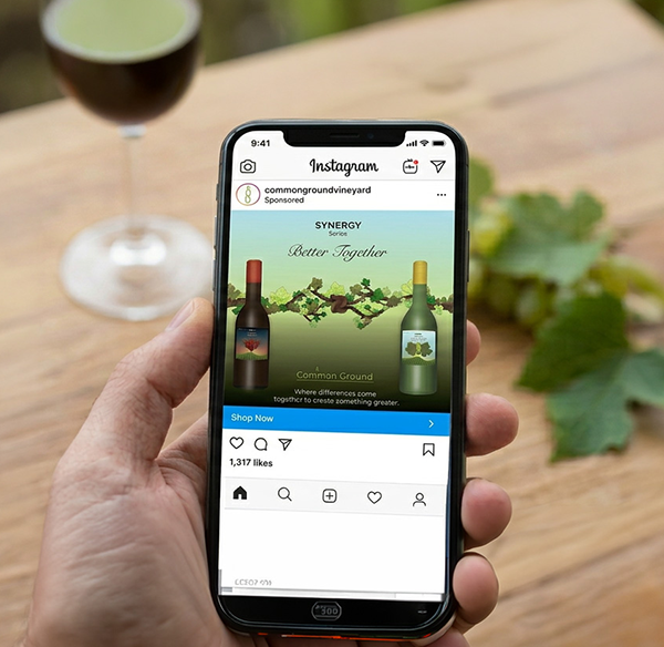 Winery Instagram mockup