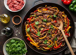 Beef & Peppers