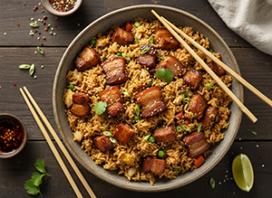 Fried Rice & Pork